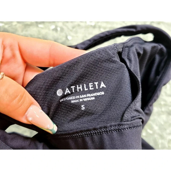 Athleta 2-in-1 Black Support Tank Top - Picture 4 of 4